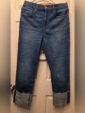 Joe's Dark Blue Cuffed Jeans - Classic Straight Fit